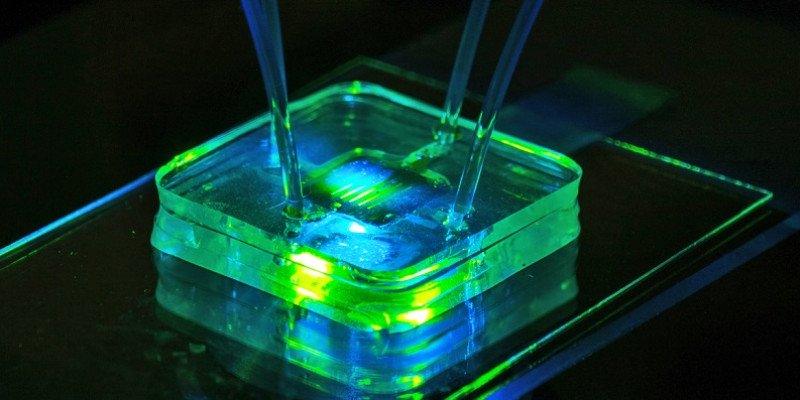 Miniaturized Lab-on-a-Chip for real-time Chemical Analysis of Liquids